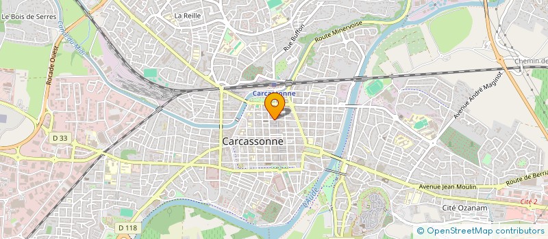 localisation de l'entreprise SCI GALLY à CARCASSONNE