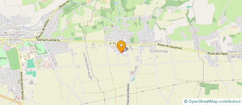 localisation de l'entreprise SCI GALLYS'  GILLONNAY