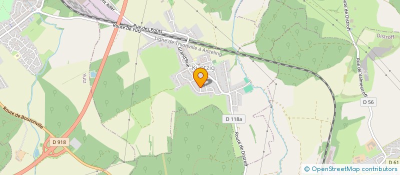 localisation de l'entreprise SCI GALM  KUNTZIG