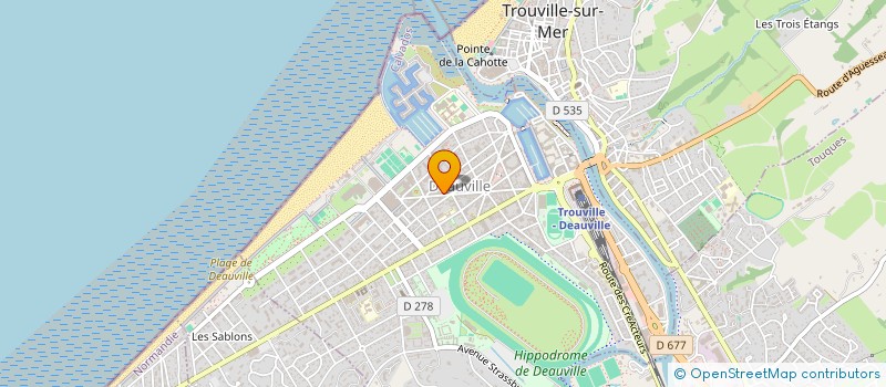 localisation de l'entreprise SCI GALMA à DEAUVILLE