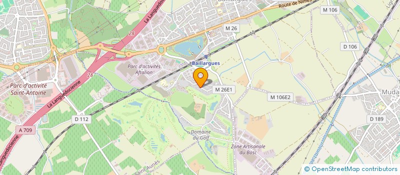 localisation de l'entreprise SCI GALMA à BAILLARGUES