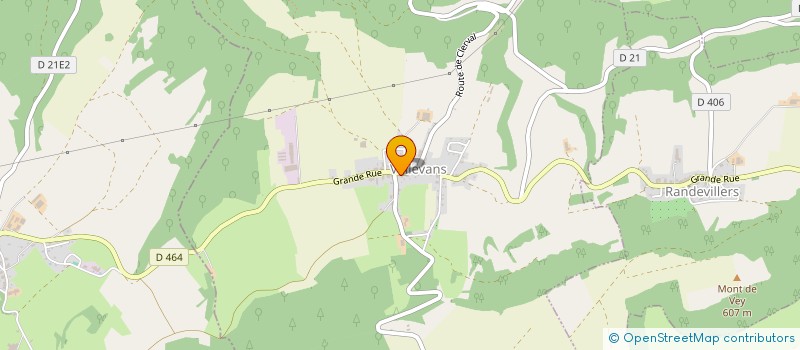 localisation de l'entreprise SCI GALMANCEY  SANCEY