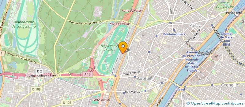 localisation de l'entreprise SCI GALMARD DE ROCAMADOUR  PARIS