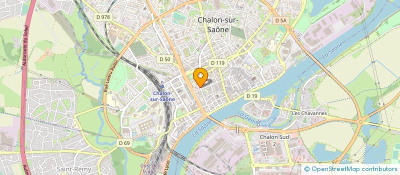 localisation de l'entreprise SCI GALMICHE à CHALON-SUR-SAONE