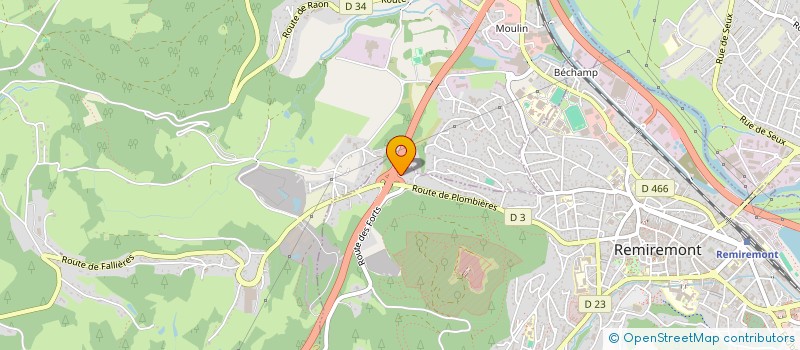 localisation de l'entreprise SCI GALMICHE MONTAILLOSET  REMIREMONT