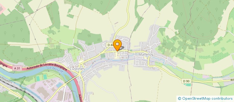 localisation de l'entreprise SCI GALNY  CUSTINES