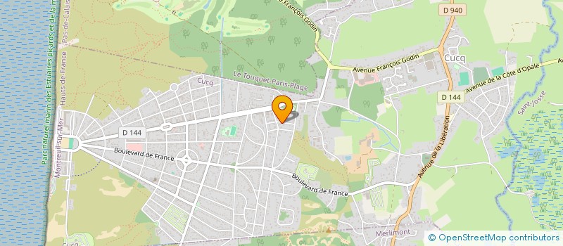 localisation de l'entreprise SCI GALO à CUCQ