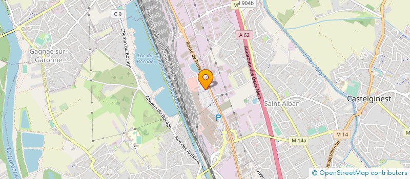 localisation de l'entreprise SCI GALOP  FENOUILLET