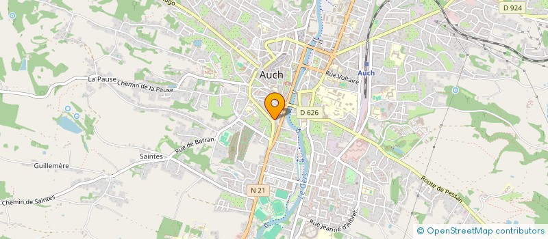 localisation de l'entreprise SCI GALOPIN à AUCH