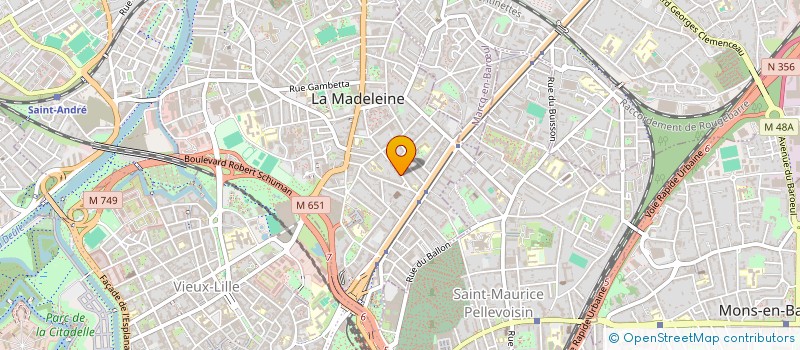 localisation de l'entreprise SCI GALOPINS à LA MADELEINE