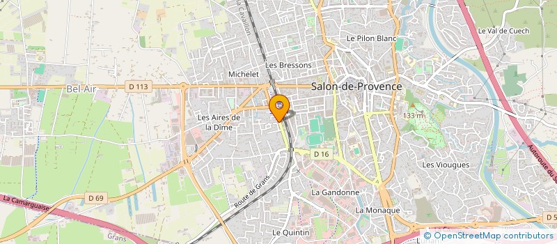 localisation de l'entreprise SCI GALOU  SALON-DE-PROVENCE