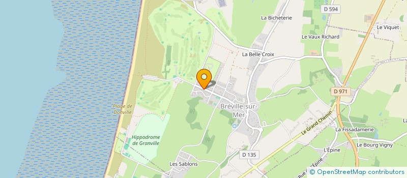 localisation de l'entreprise SCI GALOU  BREVILLE-SUR-MER