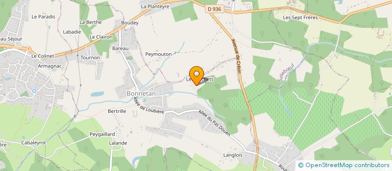 localisation de l'entreprise SCI GALOUIN  BONNETAN