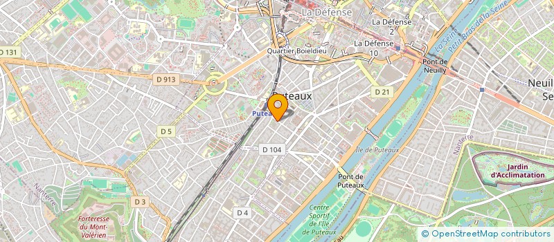 localisation de l'entreprise SCI GALUKE  PUTEAUX