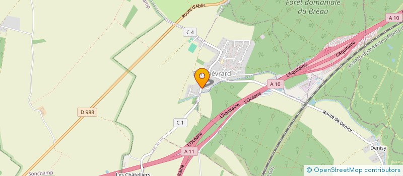 localisation de l'entreprise SCI GALUZA  PONTHEVRARD