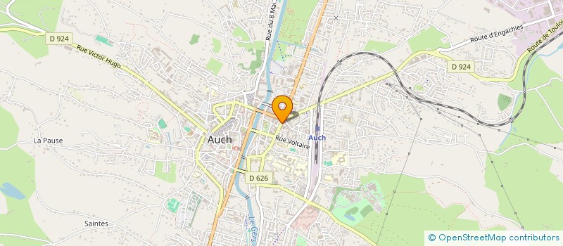 localisation de l'entreprise SCI GALVA BERT  AUCH