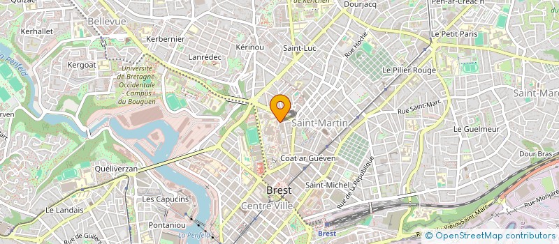 localisation de l'entreprise SCI GALVESTON  BREST