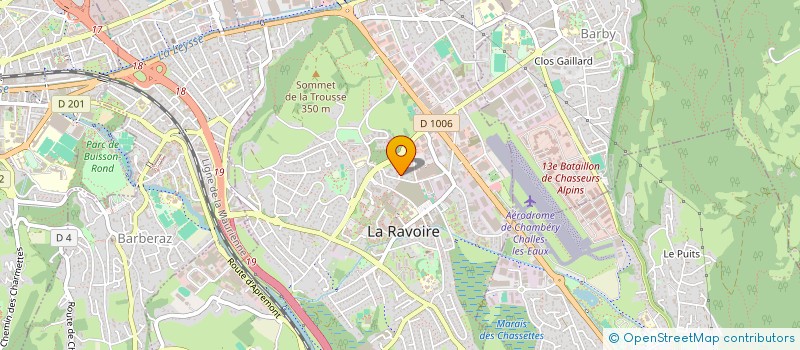 localisation de l'entreprise SCI GALWAY  LA RAVOIRE