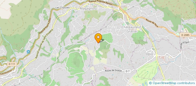 localisation de l'entreprise SCI GALWINK à CHATEAUNEUF-GRASSE