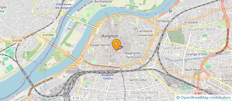 localisation de l'entreprise SCI GALYLA  AVIGNON