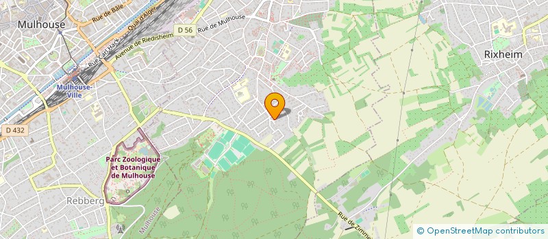 localisation de l'entreprise SCI GAM 2  RIEDISHEIM