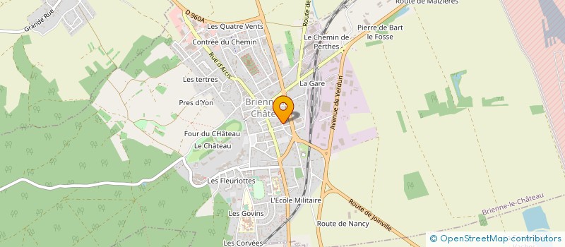 localisation de l'entreprise SCI GAM  BRIENNE-LE-CHATEAU