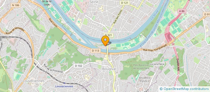 localisation de l'entreprise SCI GAM  BOUGIVAL