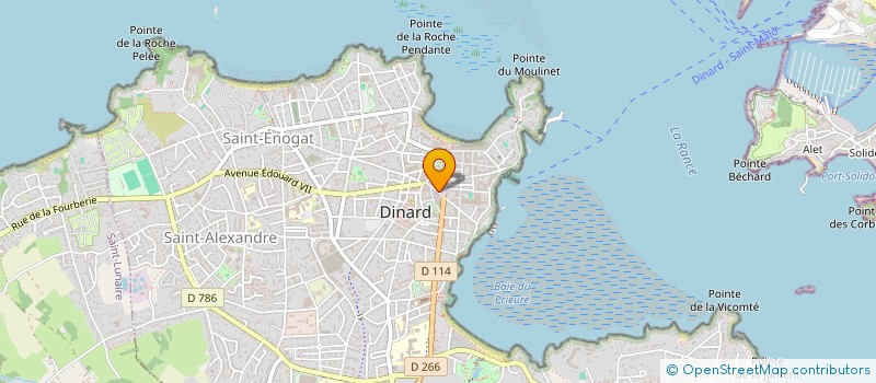 localisation de l'entreprise SCI GAMA  DINARD
