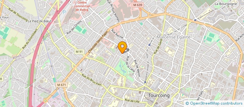 localisation de l'entreprise SCI GAMA  TOURCOING