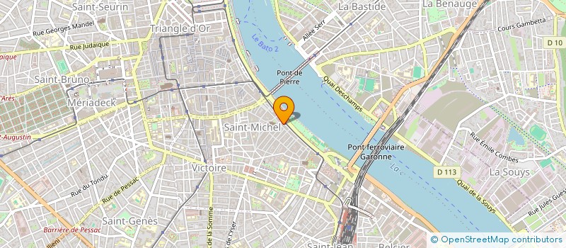 localisation de l'entreprise SCI GAMA  BORDEAUX