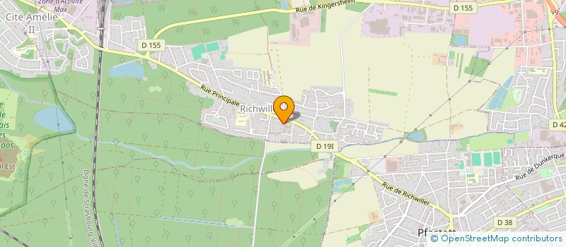 localisation de l'entreprise SCI GAMA  RICHWILLER