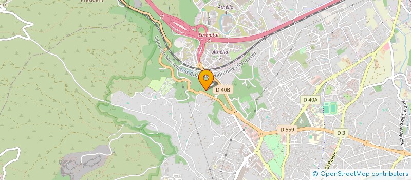 localisation de l'entreprise SCI GAMA à LA CIOTAT