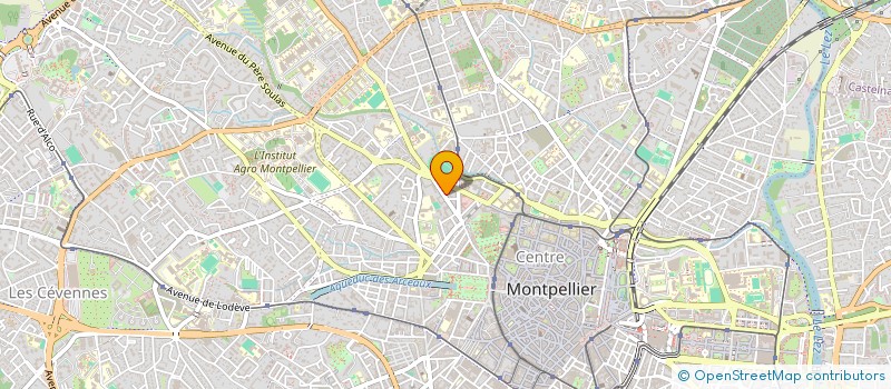 localisation de l'entreprise SCI GAMA à MONTPELLIER