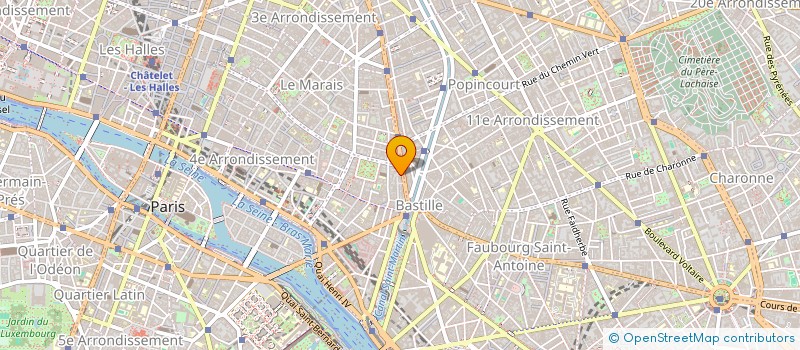 localisation de l'entreprise SCI GAMA  PARIS