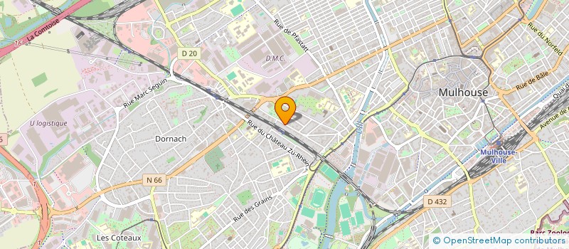 localisation de l'entreprise SCI GAMA  MULHOUSE