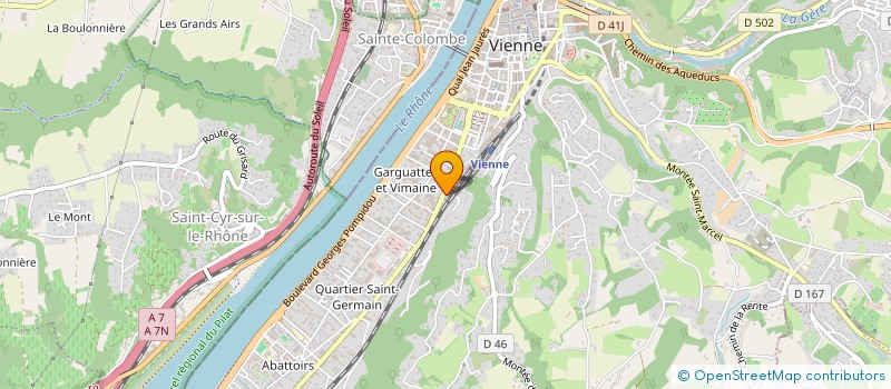 localisation de l'entreprise SCI GAMA  VIENNE