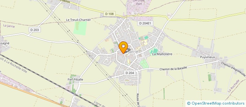 localisation de l'entreprise SCI GAMA  LA JARRIE