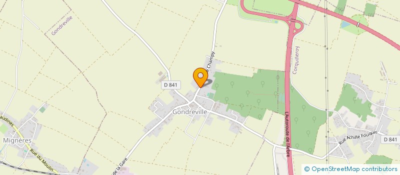 localisation de l'entreprise SCI GAMA à GONDREVILLE