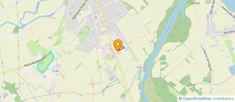 localisation de l'entreprise SCI GAMA  GRENADE SUR GARONNE