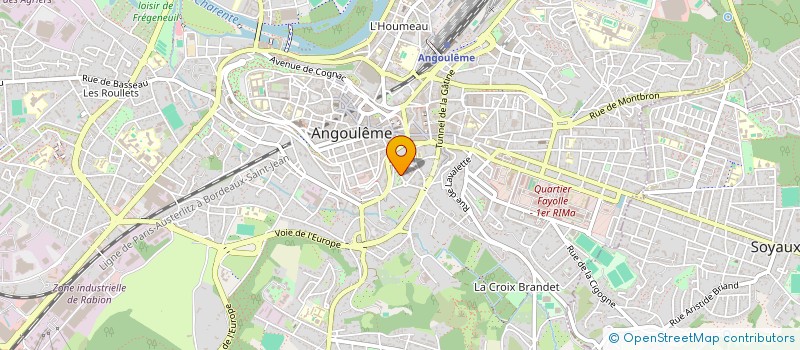 localisation de l'entreprise SCI GAMA à ANGOULEME