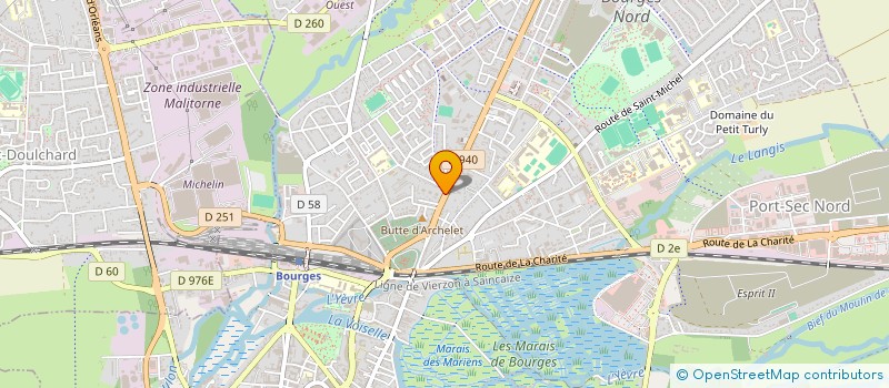 localisation de l'entreprise SCI GAMA  BOURGES