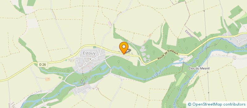 localisation de l'entreprise SCI GAMA  ESTOUY