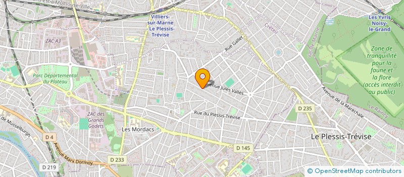 localisation de l'entreprise SCI GAMA à SAINT-MANDE