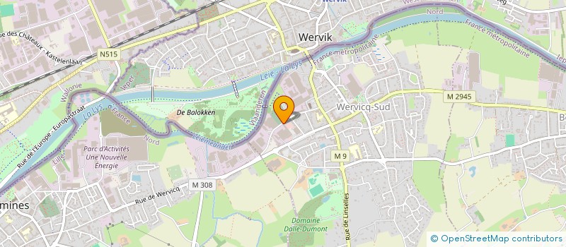 localisation de l'entreprise SCI GAMA  WERVICQ-SUD