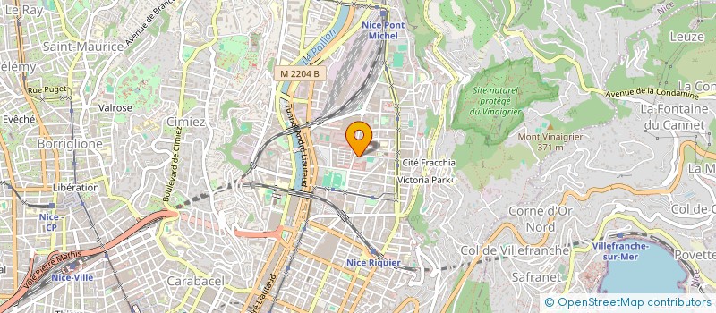 localisation de l'entreprise SCI GAMA COSSON RIVIERE à NICE