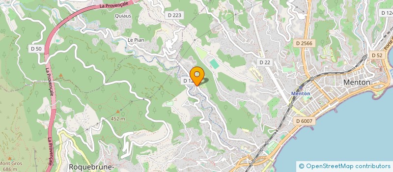 localisation de l'entreprise SCI GAMAC AURON à MENTON