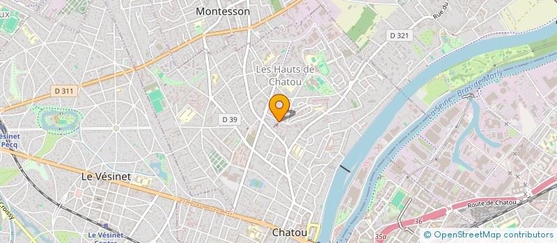 localisation de l'entreprise SCI GAMACO  CHATOU