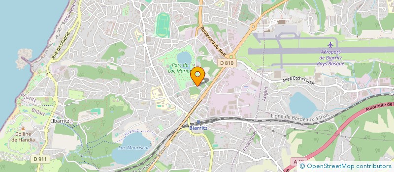 localisation de l'entreprise SCI GAMACO à BIARRITZ