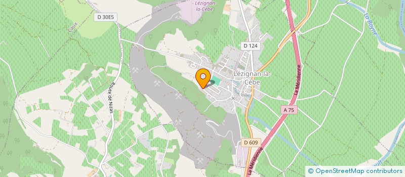 localisation de l'entreprise SCI GAMAIN  LEZIGNAN-LA-CEBE