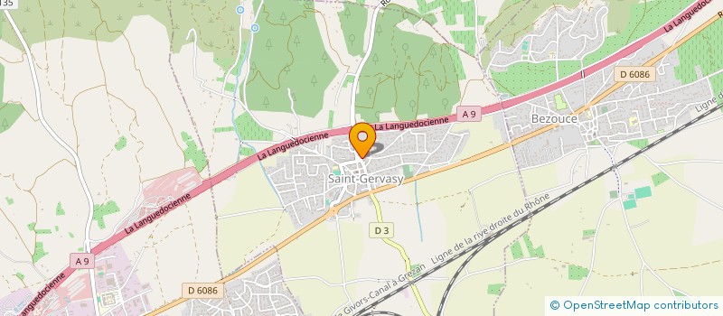 localisation de l'entreprise SCI GAMAIS  SAINT-GERVASY